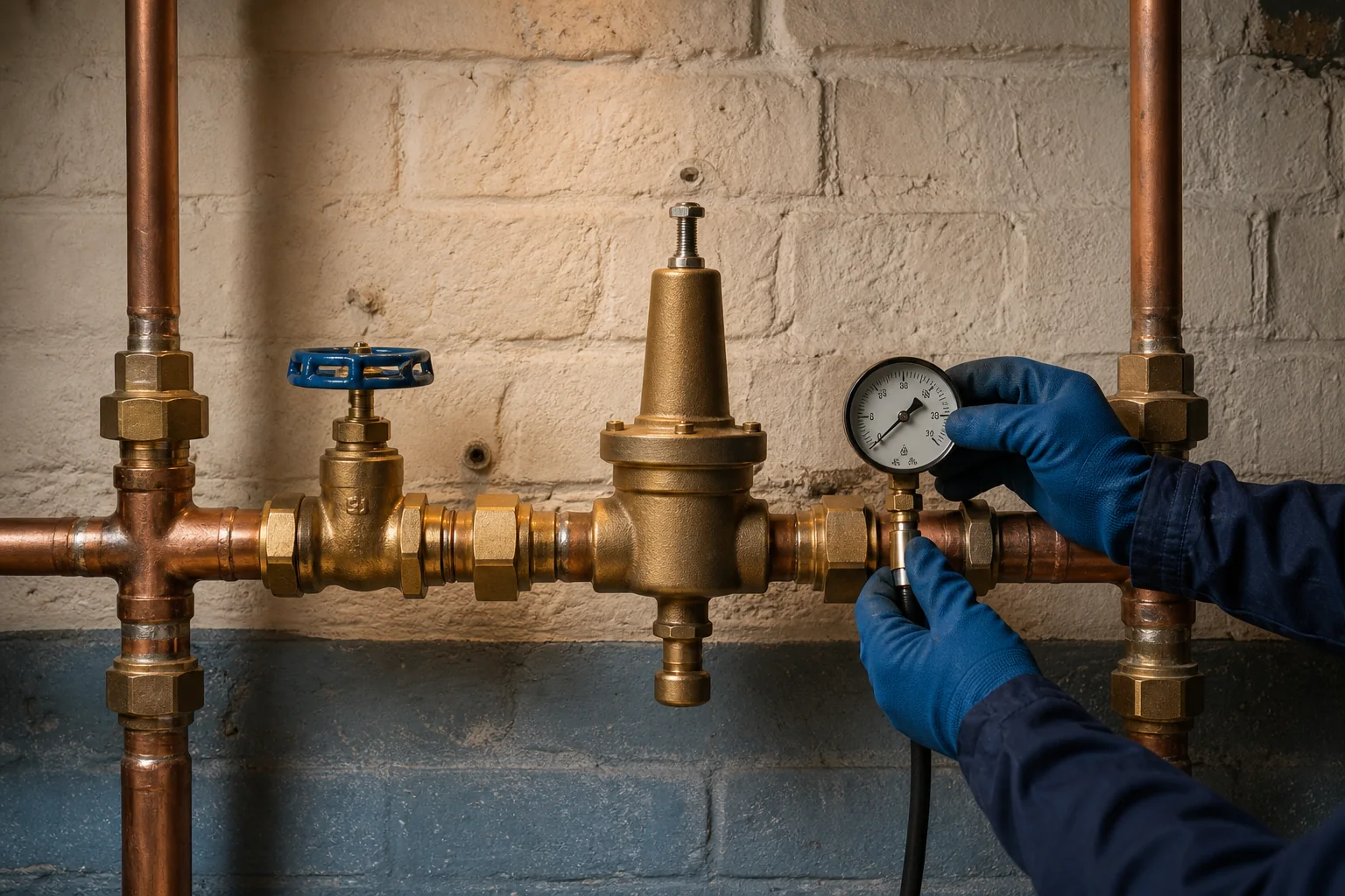 Detailed, orderly residential plumbing work